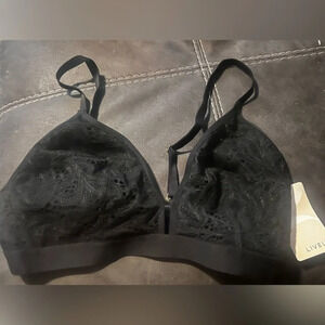 Lively Jet Black STYLE# 47267 Bra The Palm Lace Busty Bralette